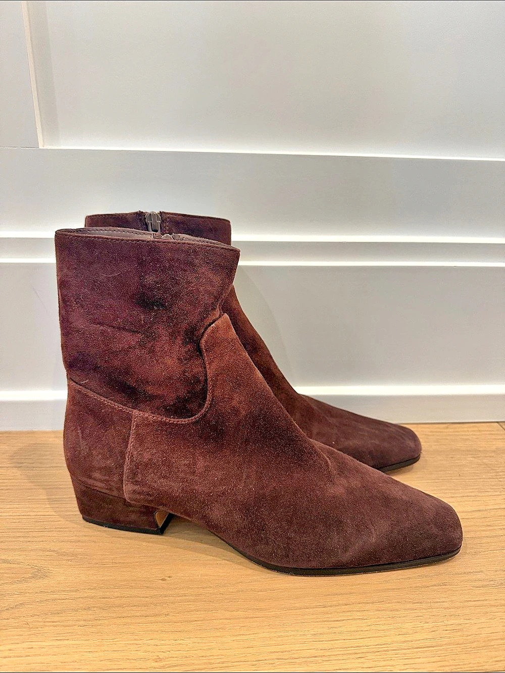 Steve Madden Boot Brown Suede Ankle Boots
